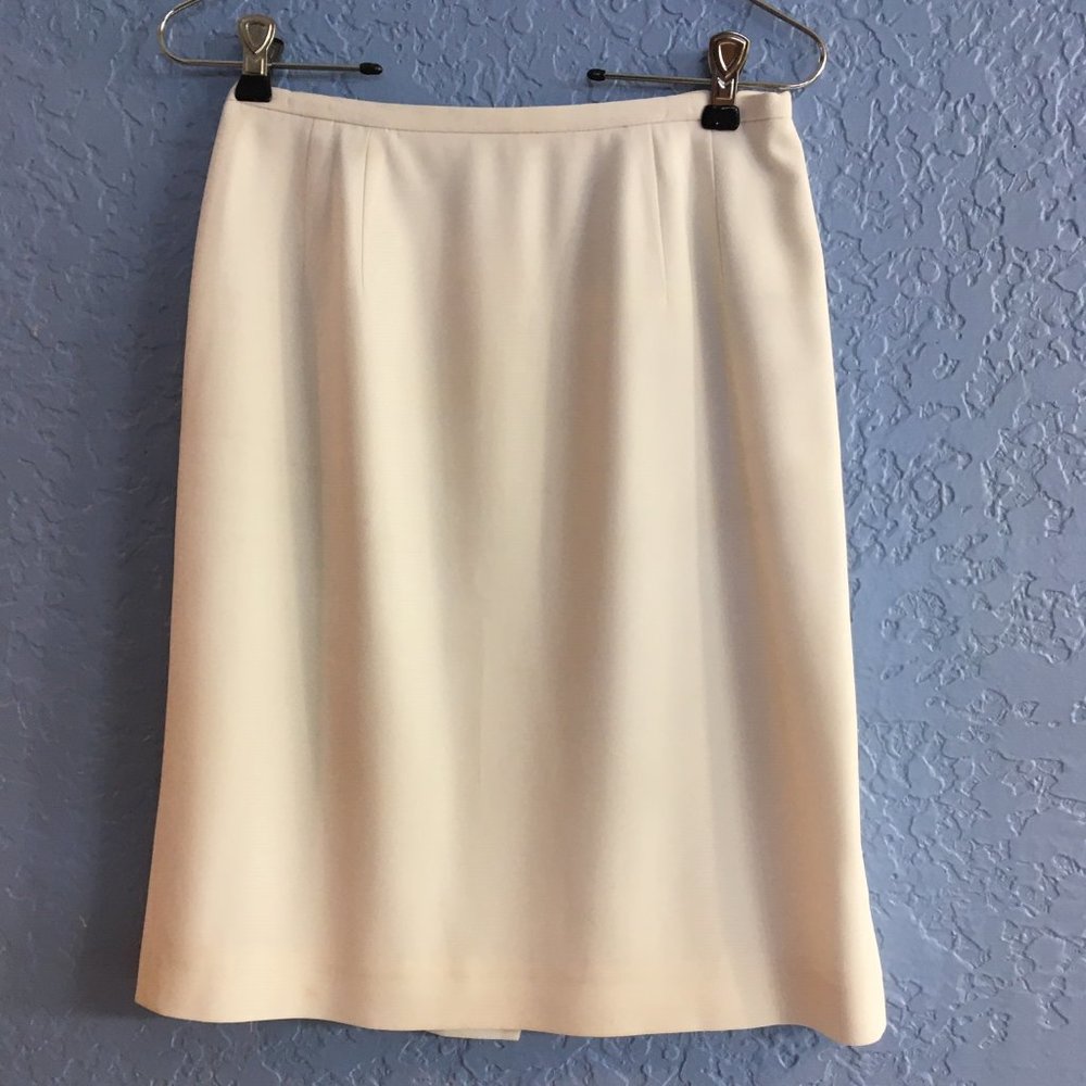Talbots White Skirt size 4 petite